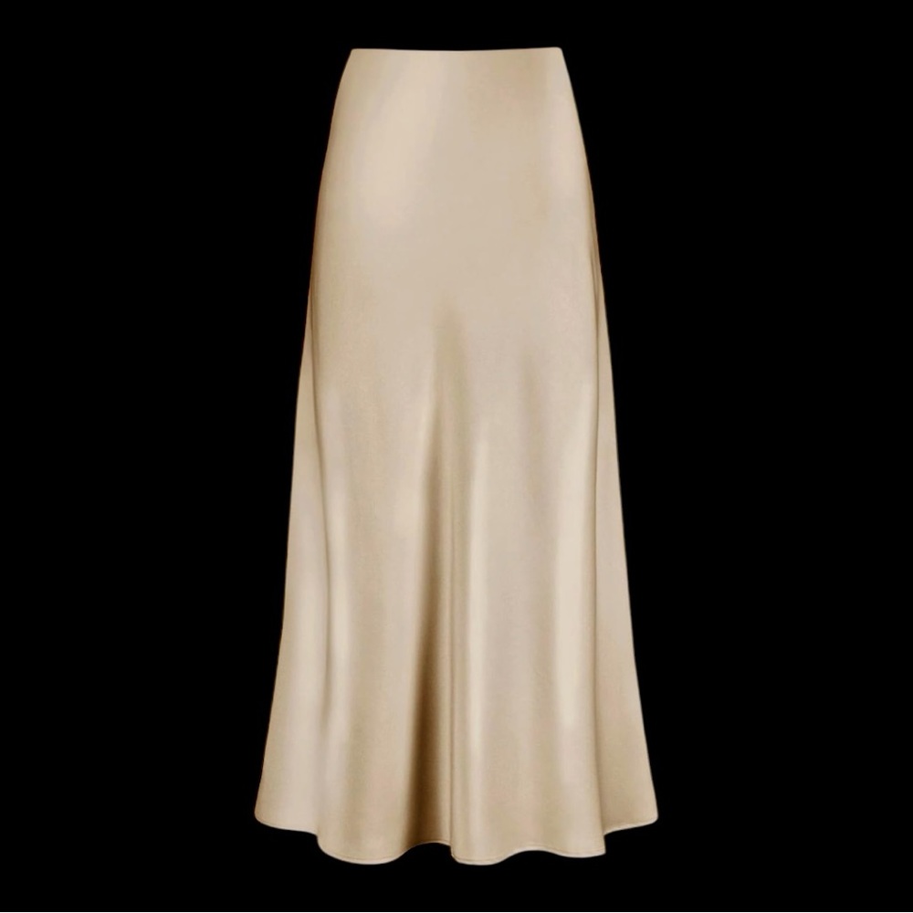 OMG, have you seen this gorgeous Champagne Satin Skirt? It’s stunning!